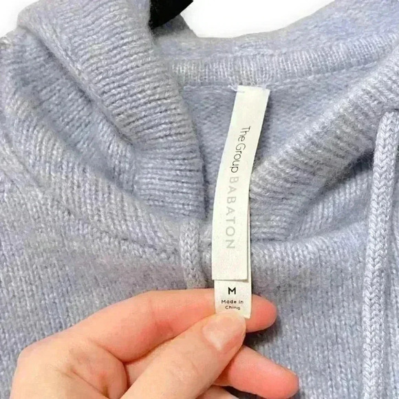 Aritzia Light Blue Hoodie Sweater - Picture 8 of 10